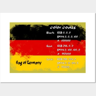 German flag. Posters and Art